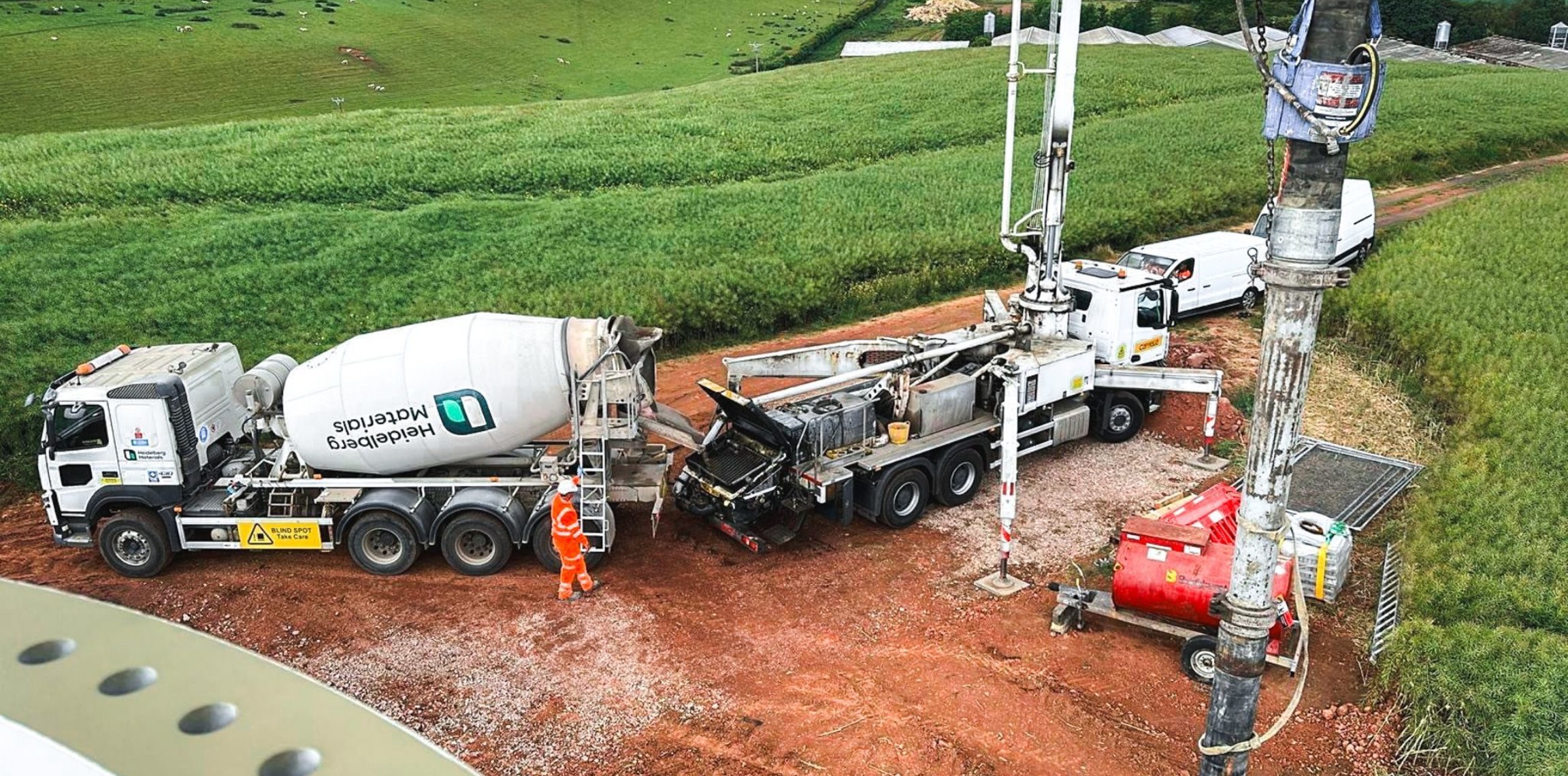 Case Study: Concrete Pour for Wind Turbine Base – Dunbar