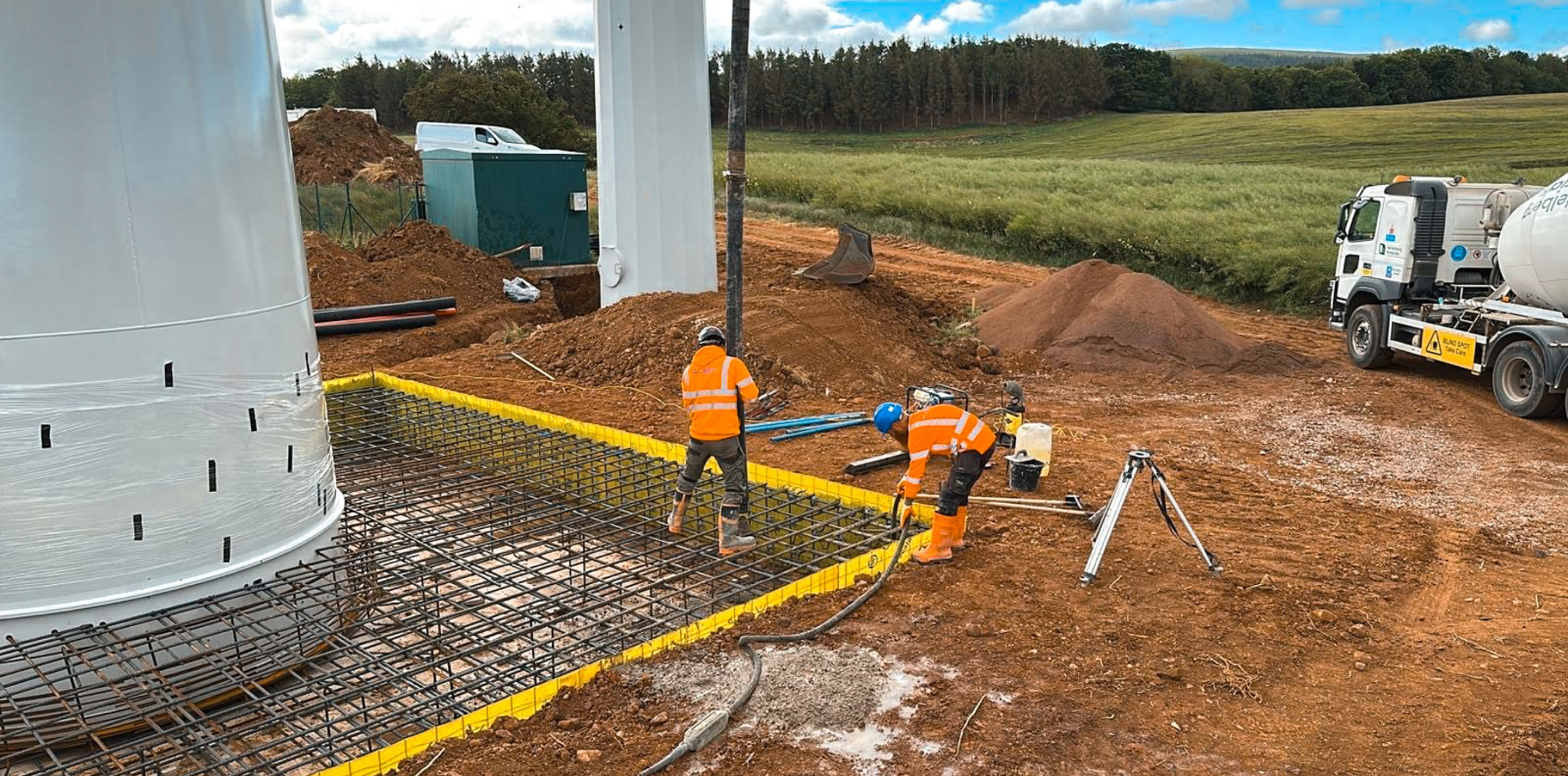Case Study: Concrete Pour for Wind Turbine Base – Dunbar