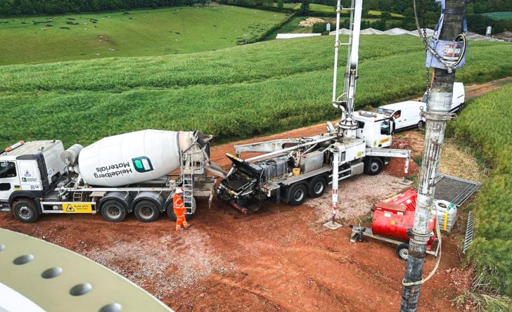 Case Study: Concrete Pour for Wind Turbine Base – Dunbar